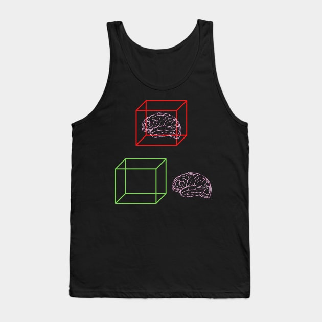 Think Outside The Box 2 Tank Top by TJWDraws